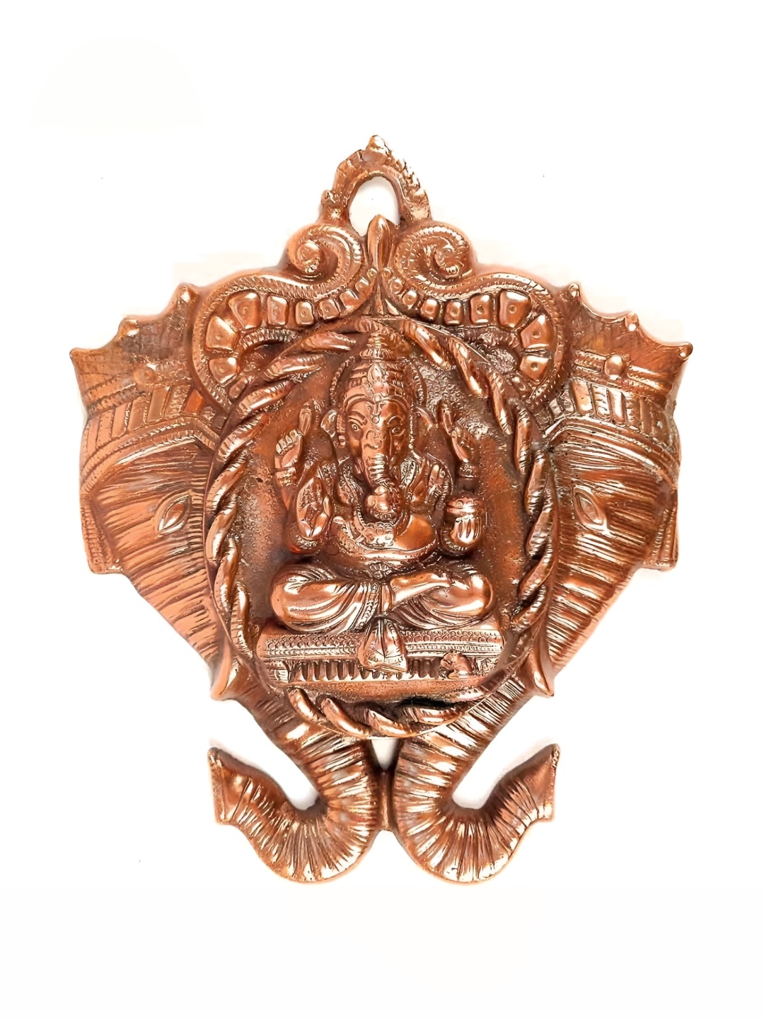 

apka mart Copper Coloured Lord Ganesh Wall Hanging