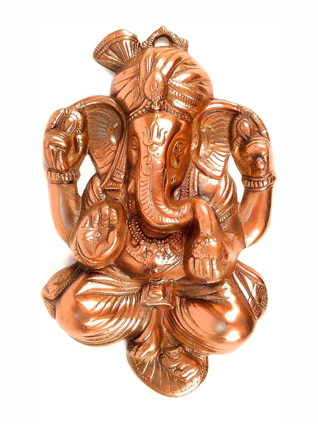 

apka mart Copper Coloured Lord Ganesh Wall Hanging