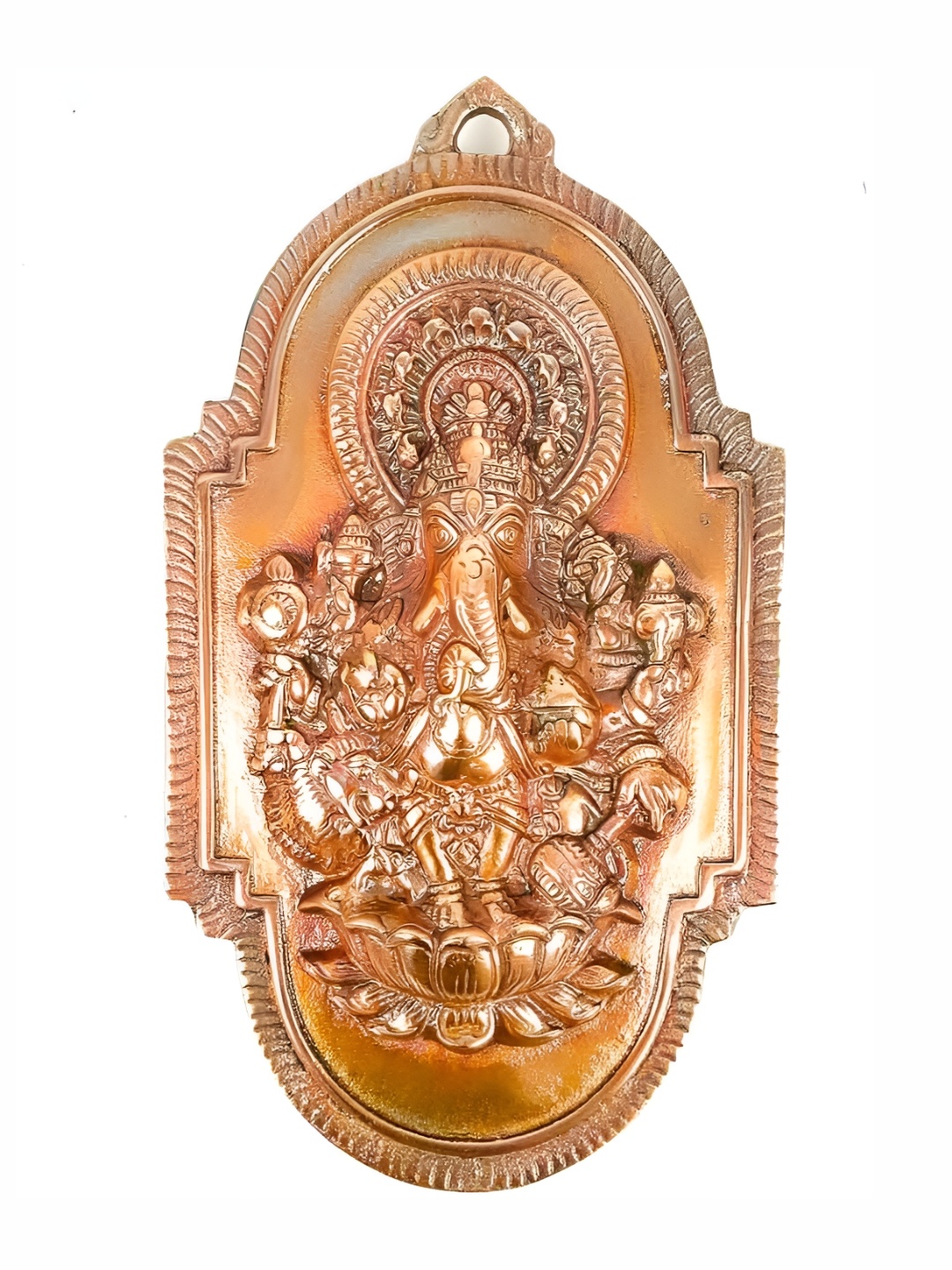 apka mart Copper Coloured Lord Ganesh Wall Hanging