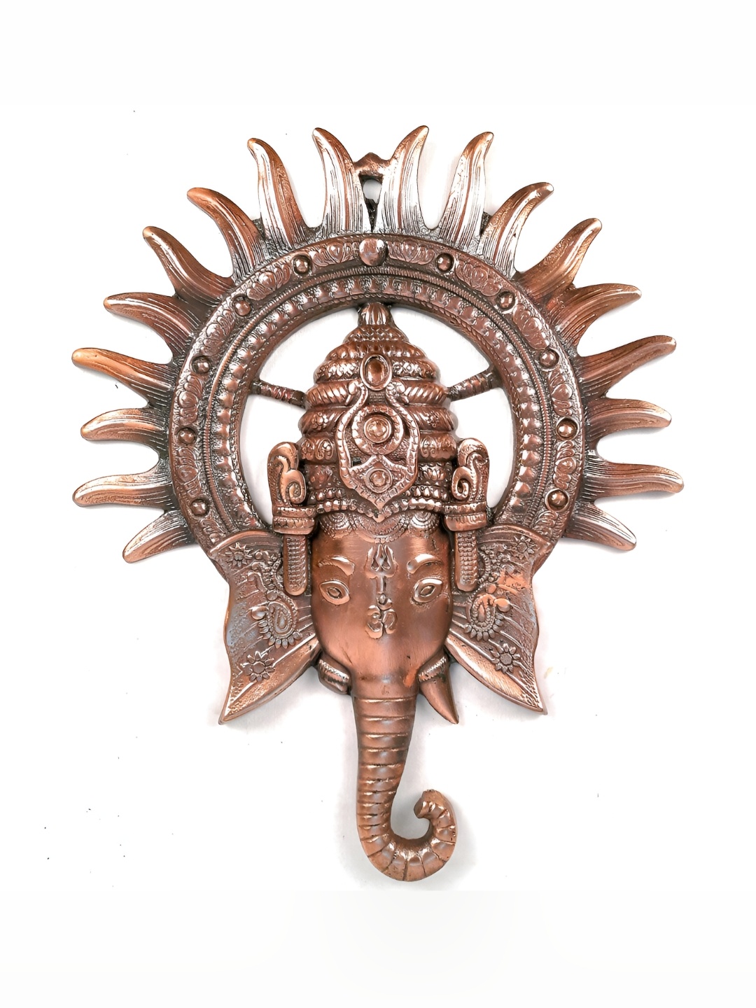 

apka mart Copper Coloured Lord Ganesh Wall Hanging