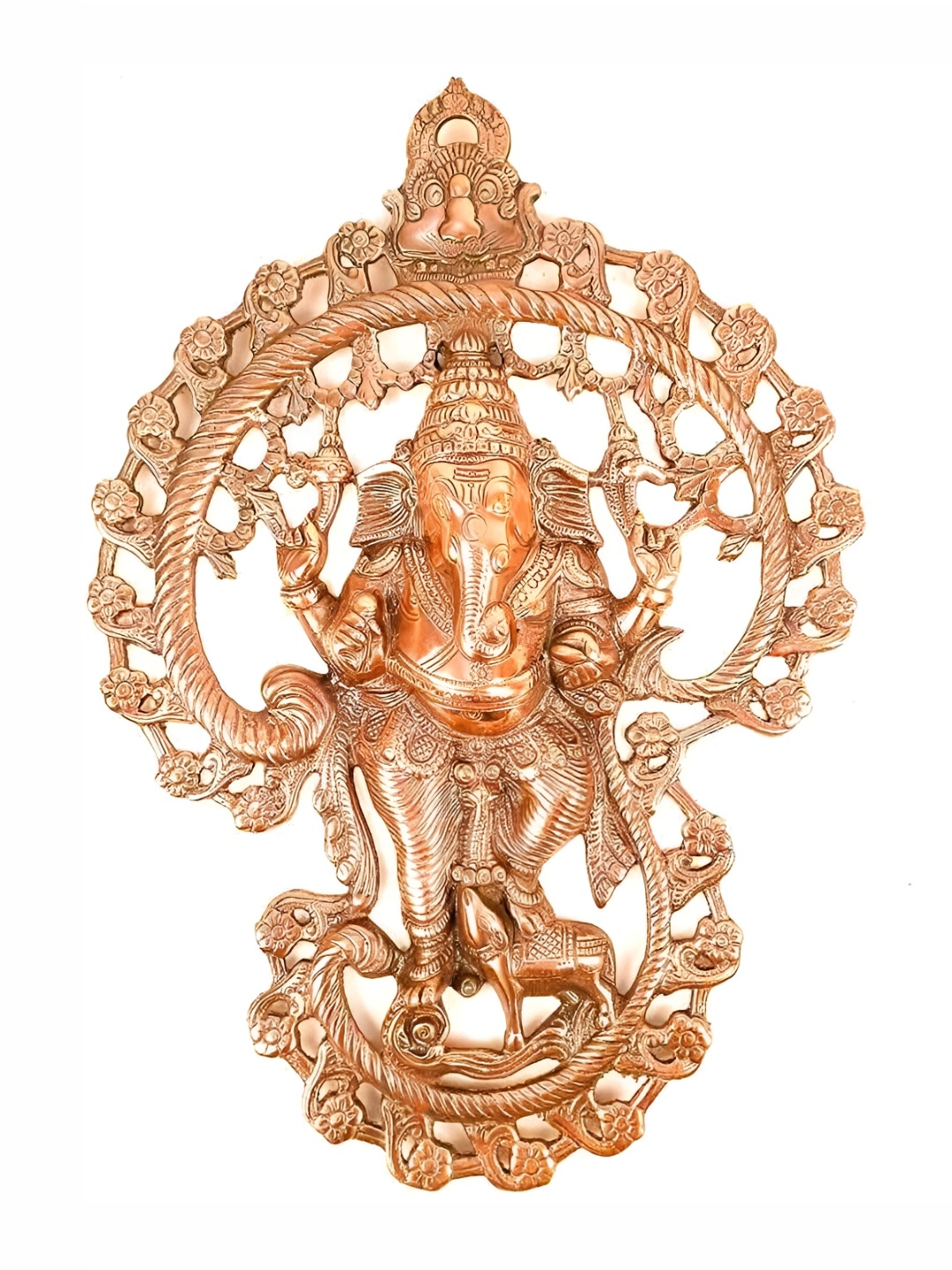 

apka mart Copper Coloured Lord Ganesh Wall Hanging