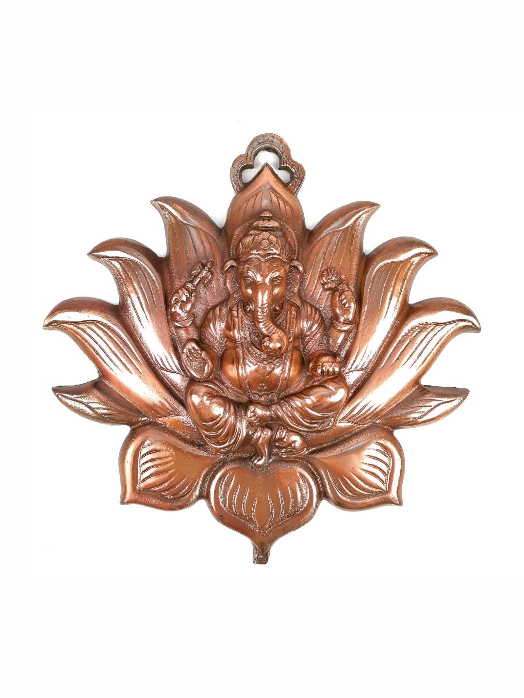 

apka mart Copper Coloured Lord Ganesh Wall Hanging