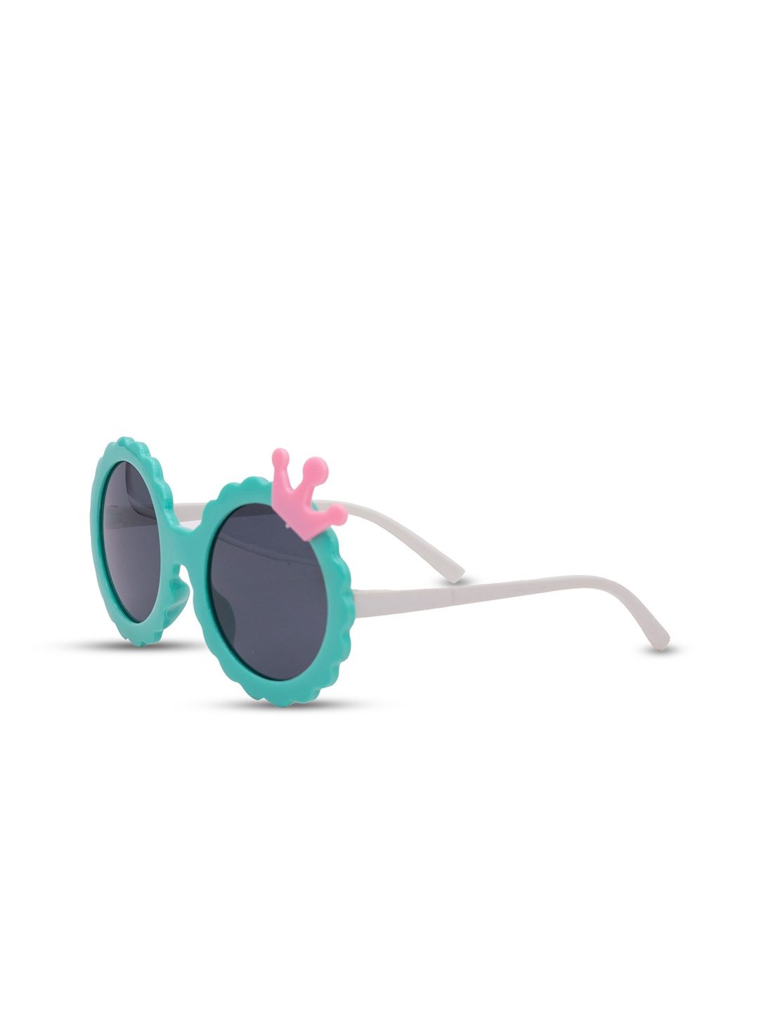

SYGA Unisex Kids Round Sunglasses with UV Protected Lens, Grey