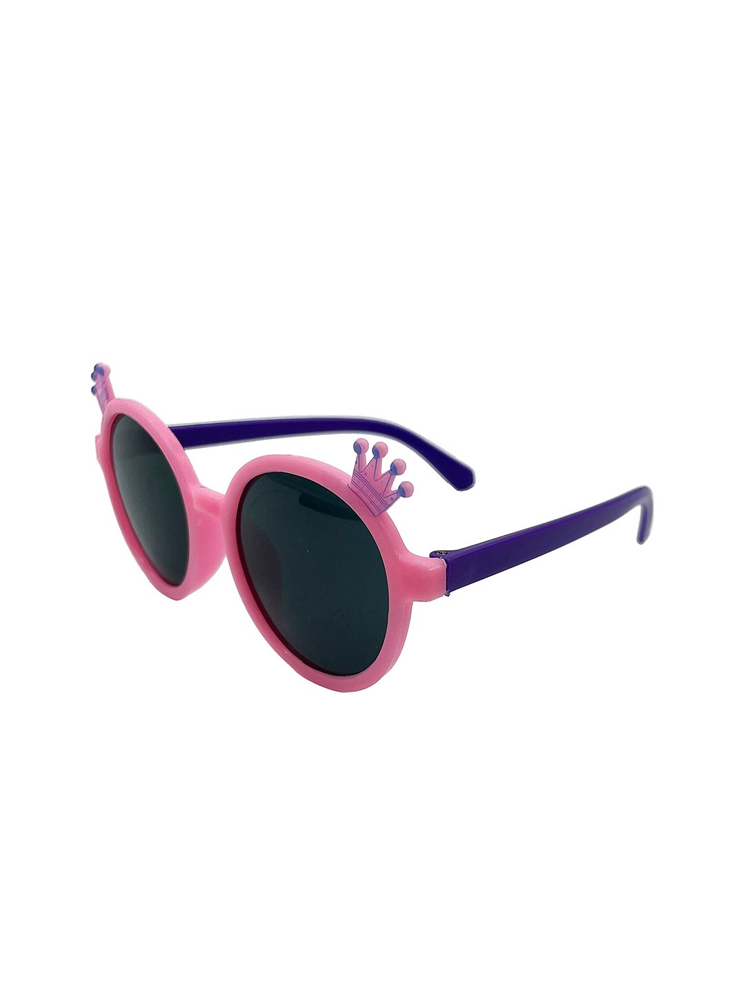 

SYGA Unisex Kids Round Sunglasses With UV Protected Lens, Black