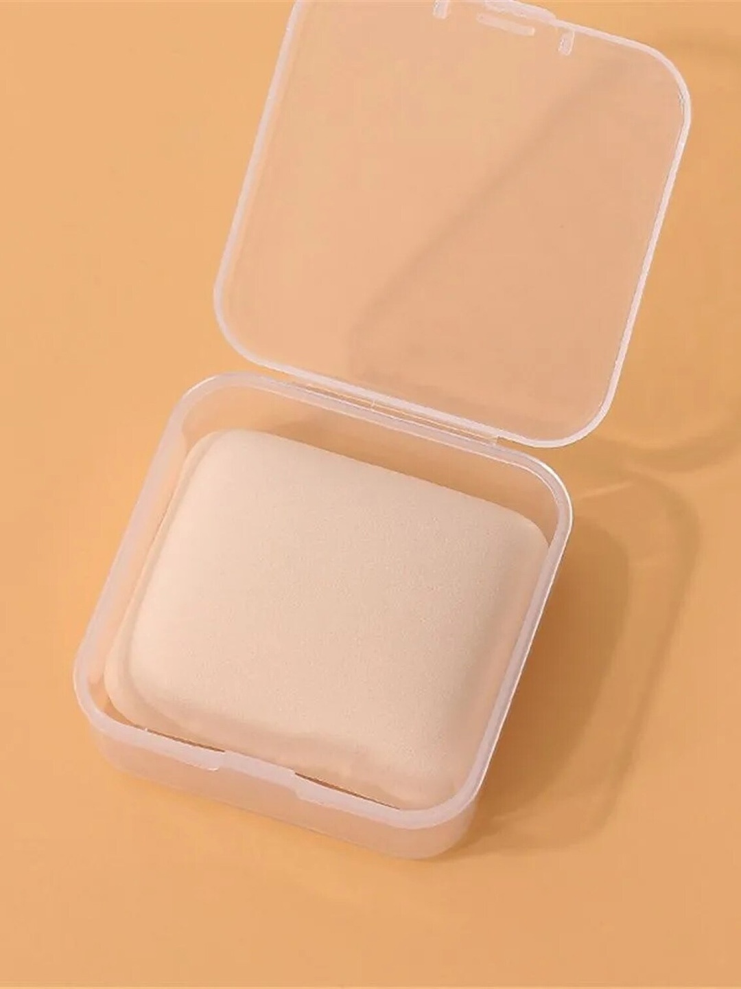 

FEELHIGH Square Beauty Blender Puff With Case, Multi