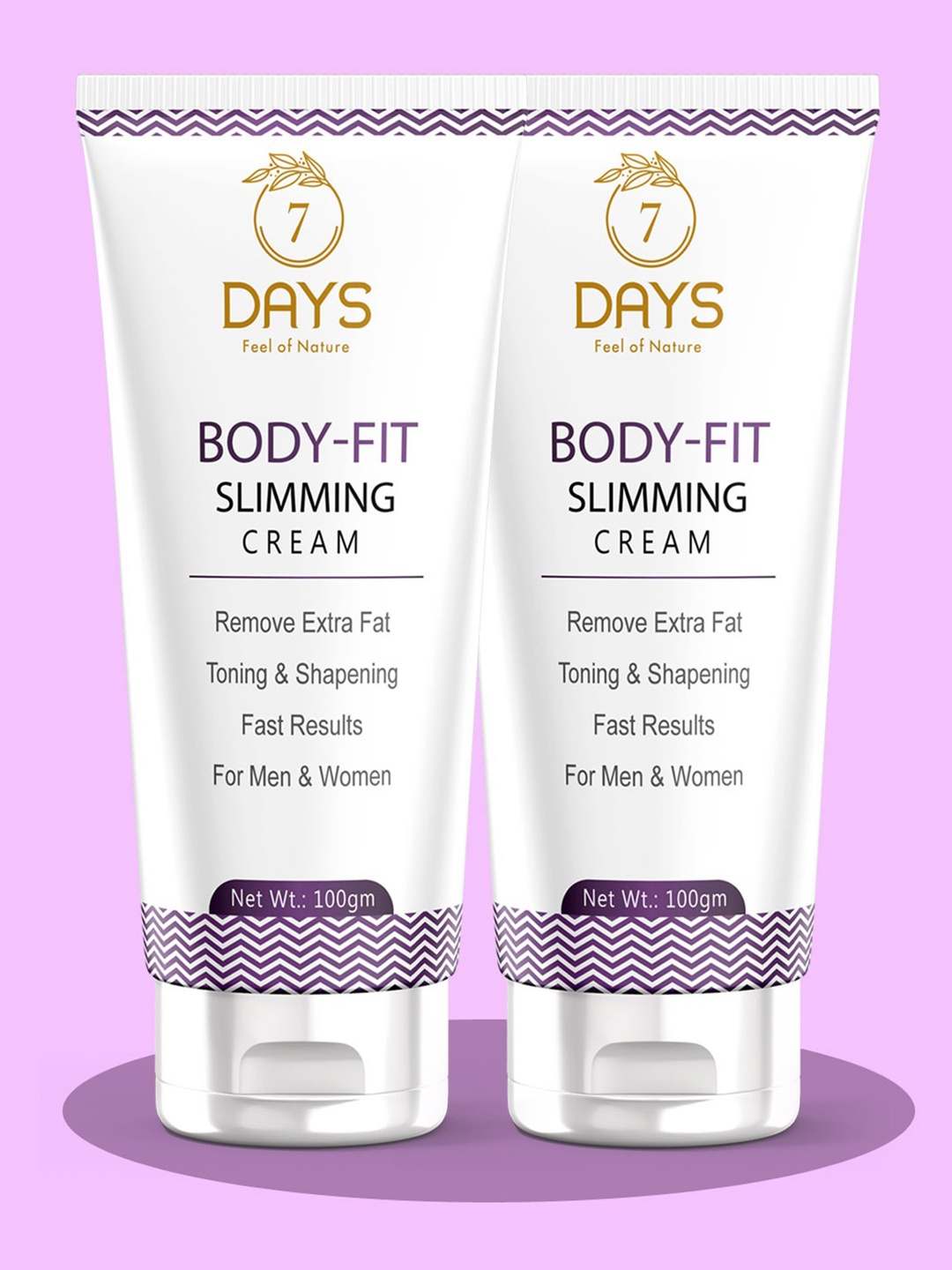 

7 DAYS Set of 2 Body Fit Slimming Cream -100 g Each, White