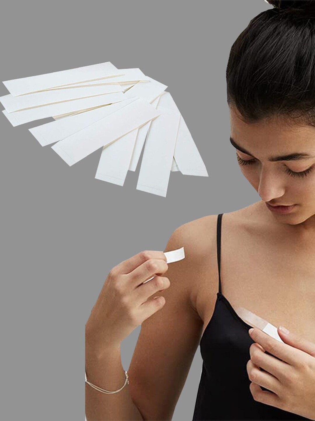 

COLOR STYLE Set of 72 Women Double-Sided Body Tape, White