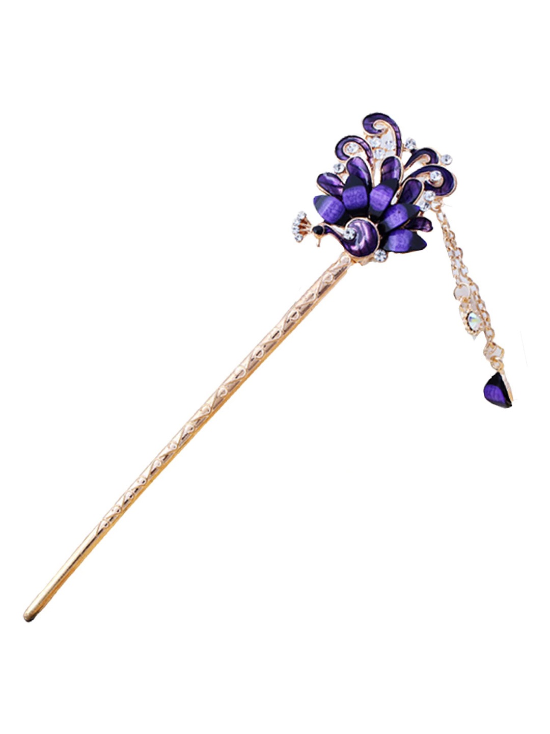 

SYGA Women Embellished Hairstick, Purple