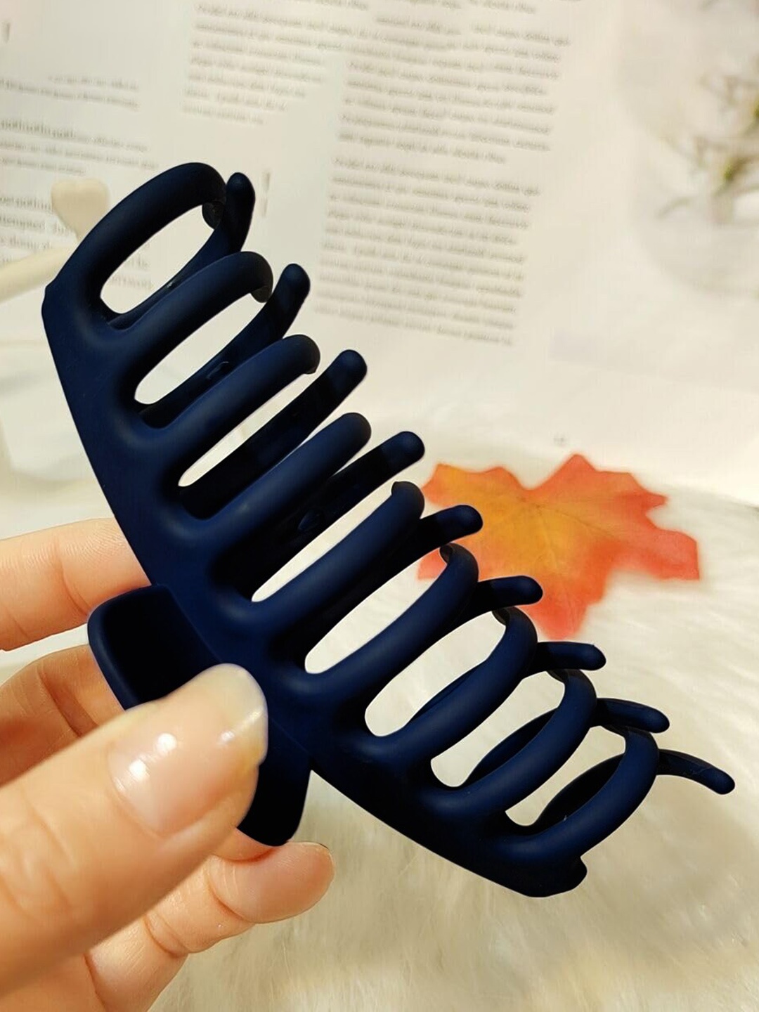 

SYGA Set Of 2 Claw Clip, Navy blue