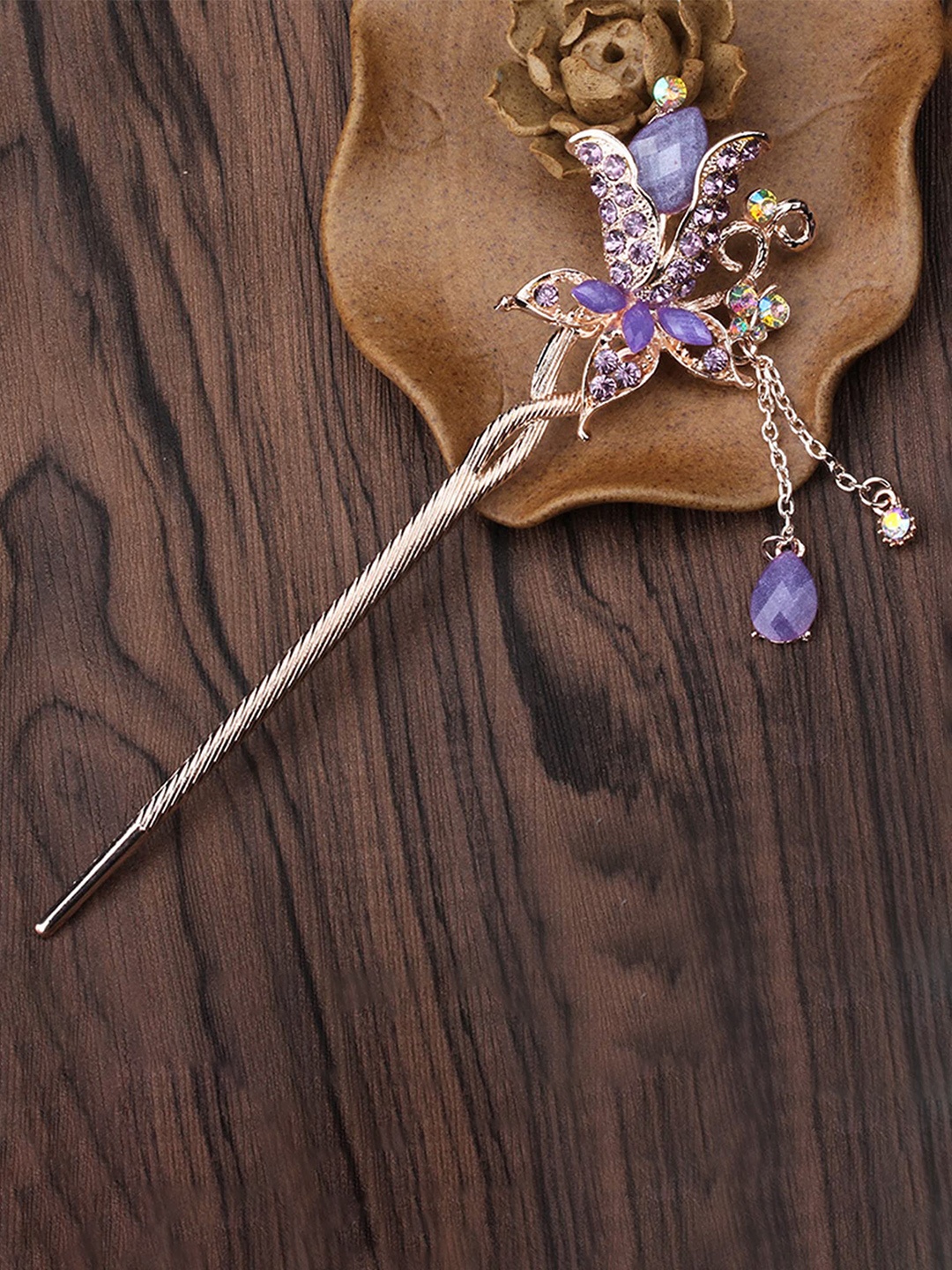 

SYGA Embellished Hairstick, Lavender