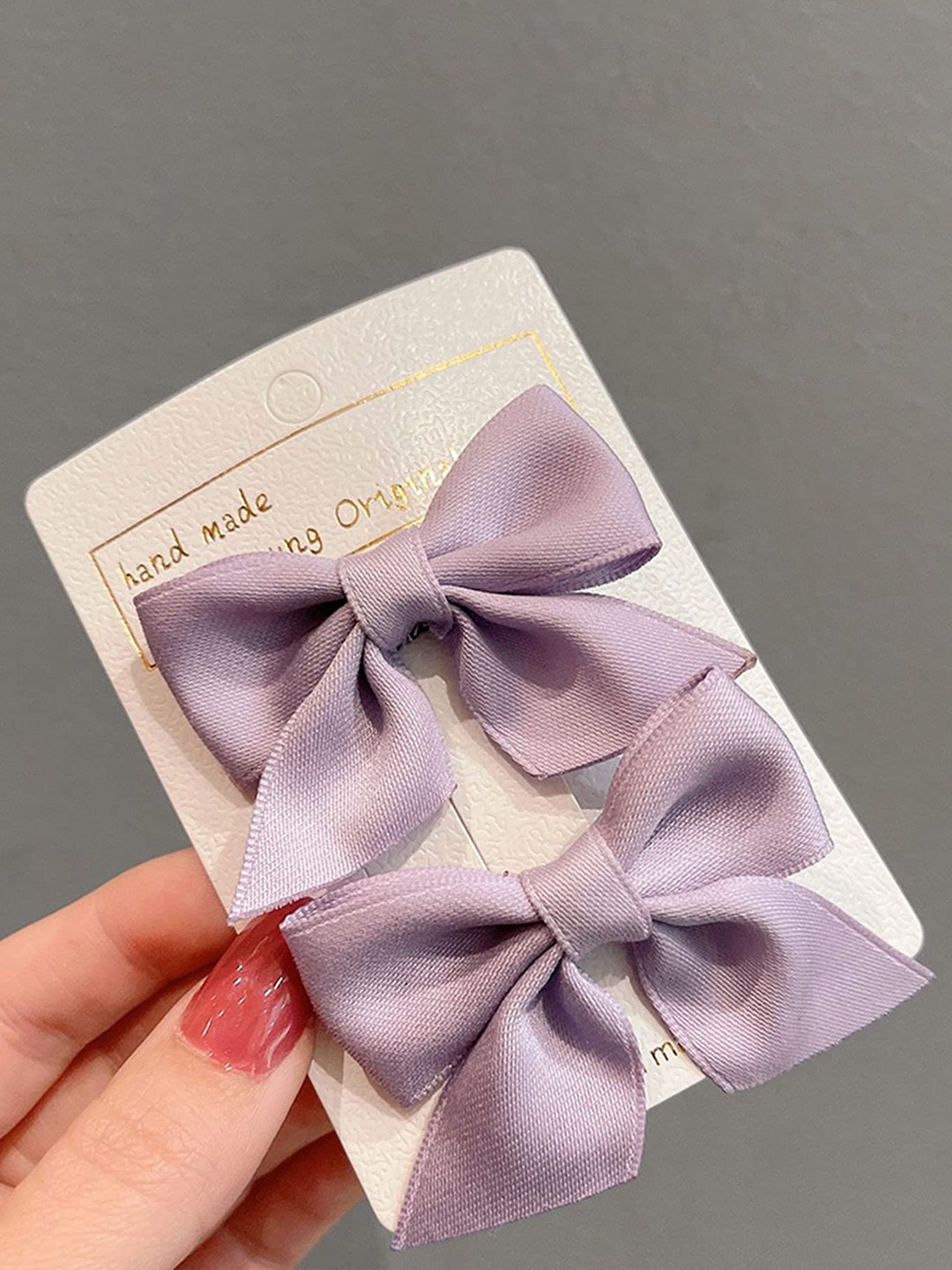 

SYGA Girls Set of 2 Tic Tac Hair Clips, Purple