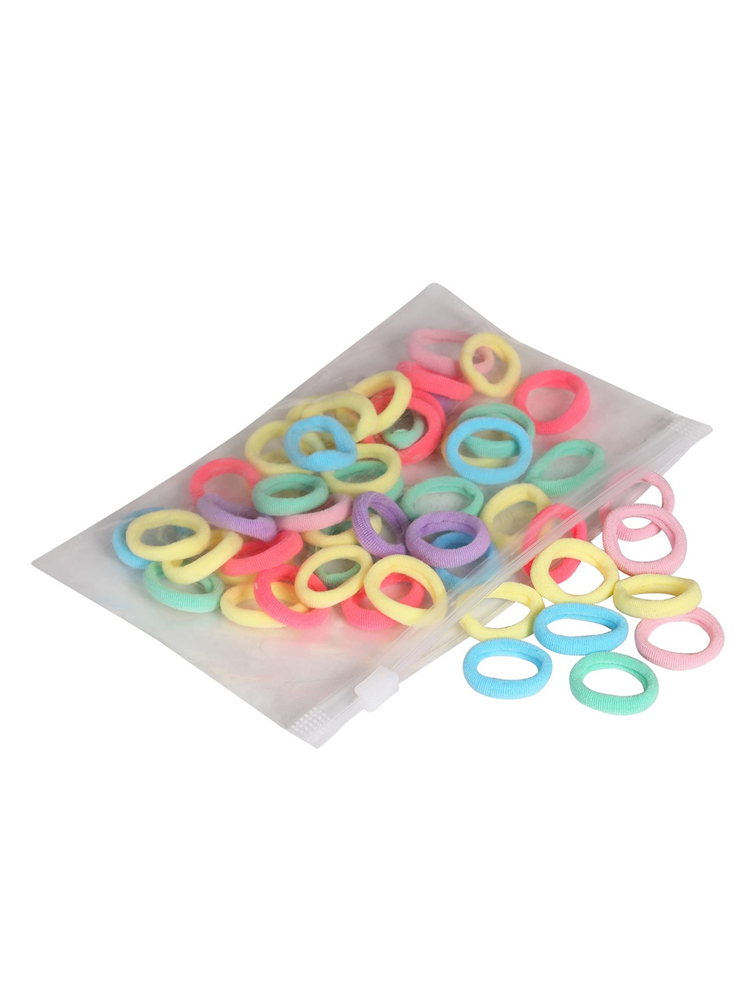 

SYGA Girls Set of 50 Ponytail Holders, Purple