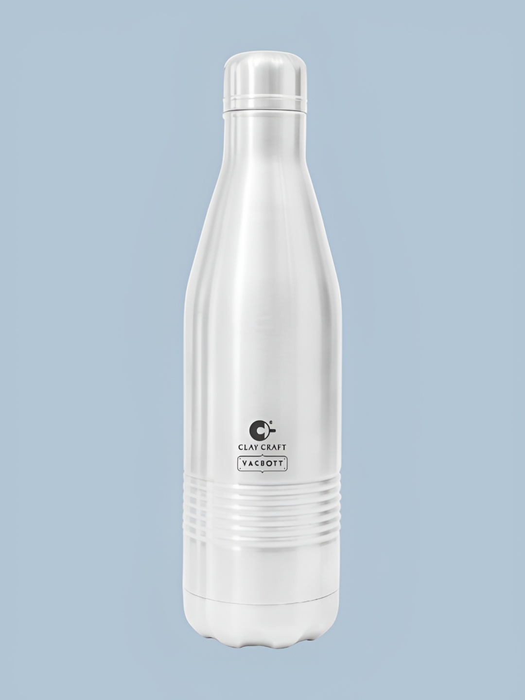 

CLAY CRAFT Silver-Toned Double Wall Vacuum Water Bottle 1 L