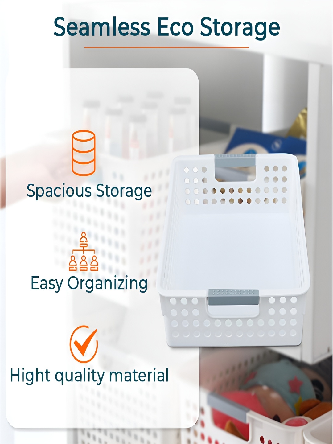 

Kuber Industries White Water Resistant Multi-Utility Organiser