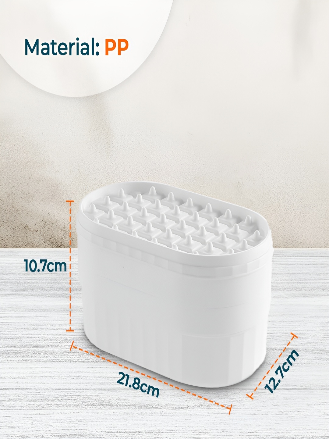 

Kuber Industries White 2 Layer Ice Moulds