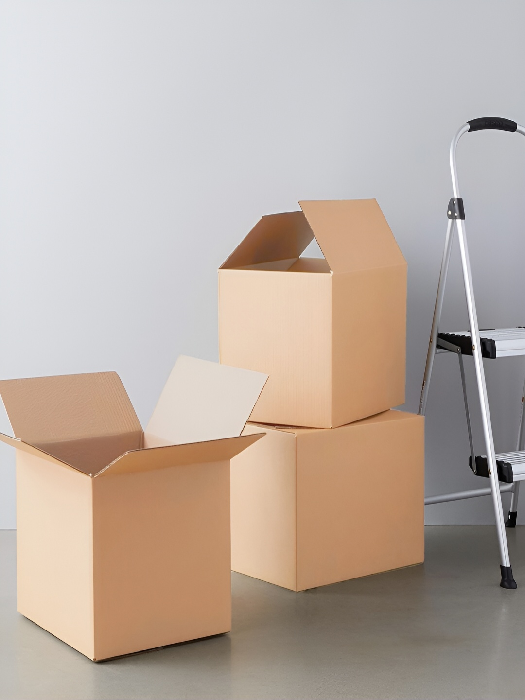 

Kuber Industries 50 Pieces Brown Corrugated Packing Boxes