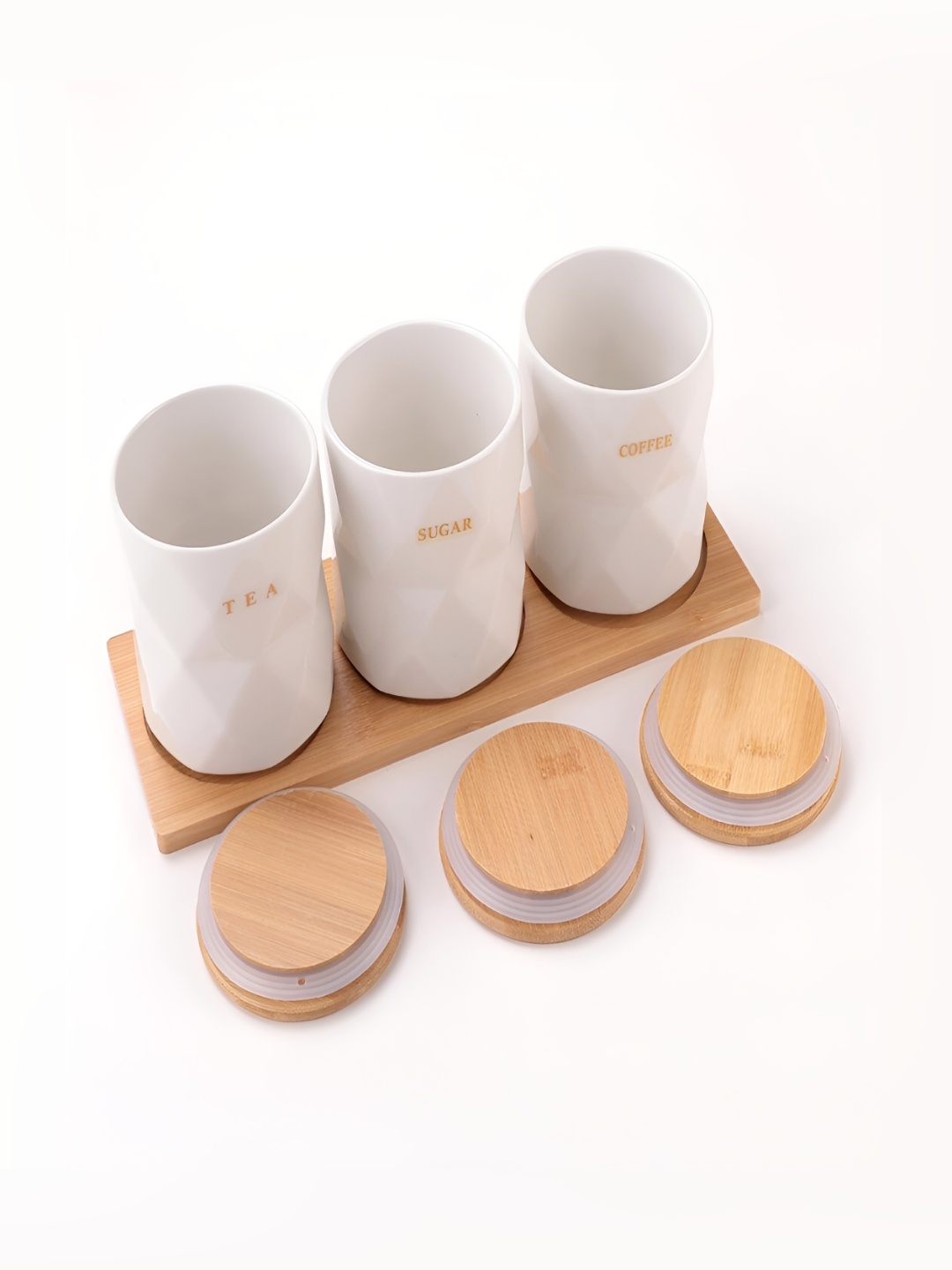 

Kuber Industries White & Brown 3 Pieces Water Resistant Fashion Organisers