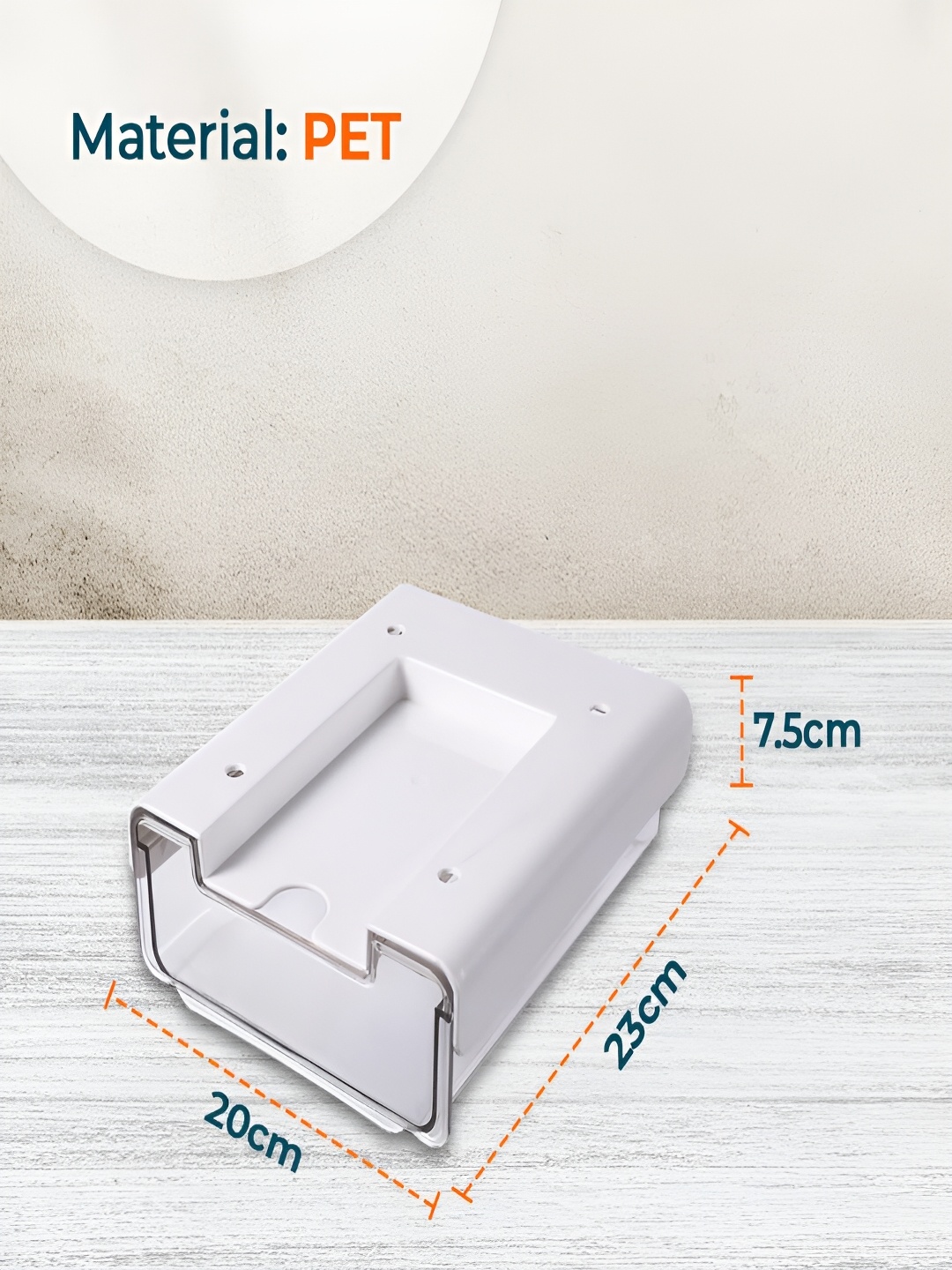 

Kuber Industries White Drawer Organiser