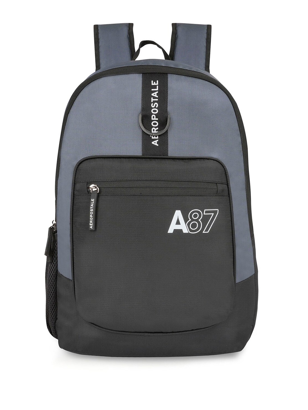 

Aeropostale Unisex Brand Logo Printed Ergonomic Backpack, Grey