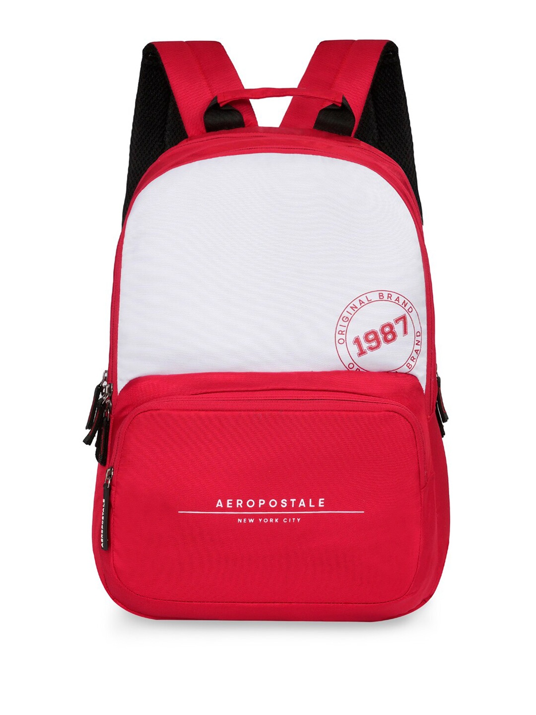 

Aeropostale Unisex Colourblocked Backpack, Red