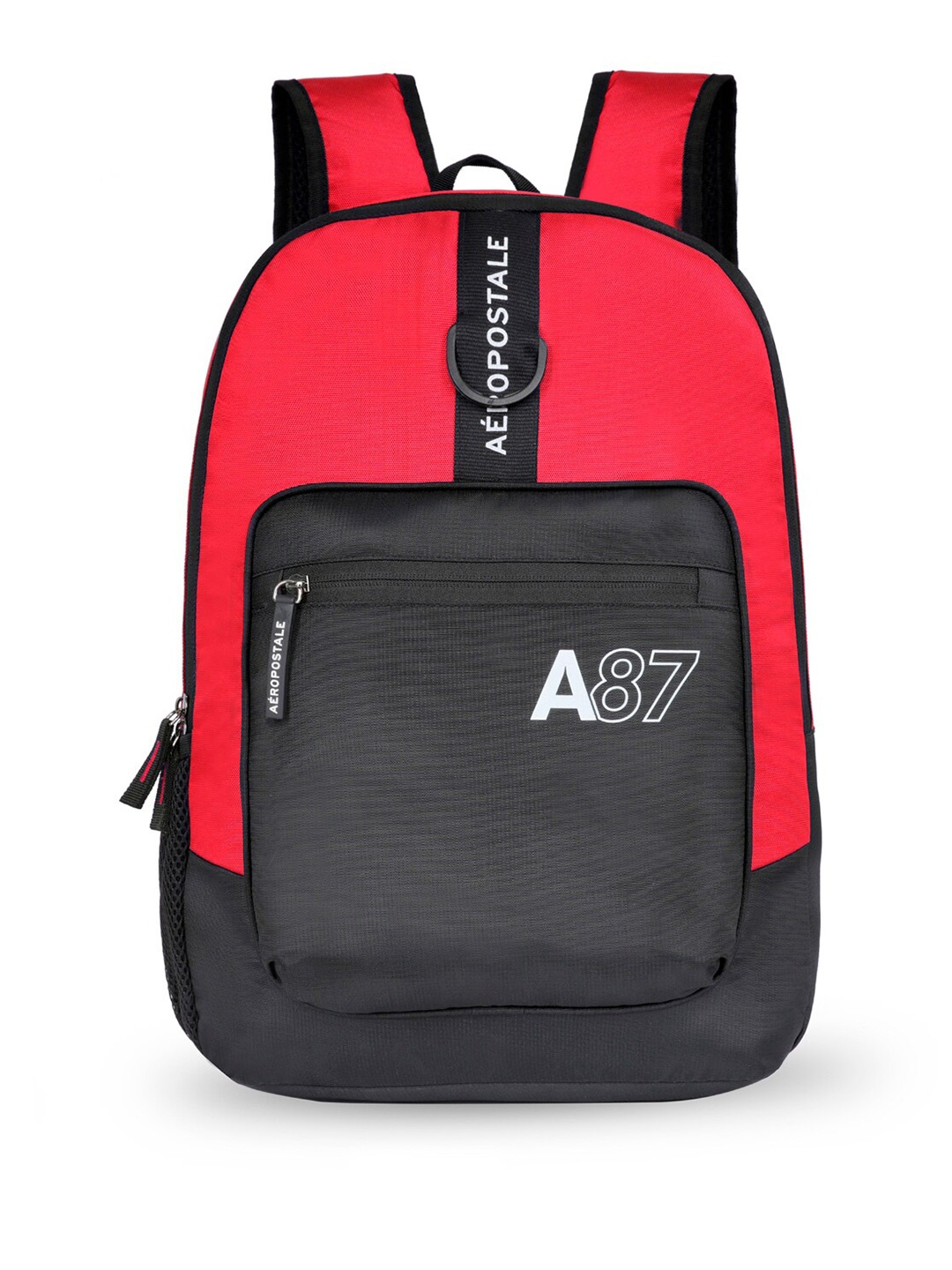 

Aeropostale Unisex Brand Logo Printed Backpack, Red