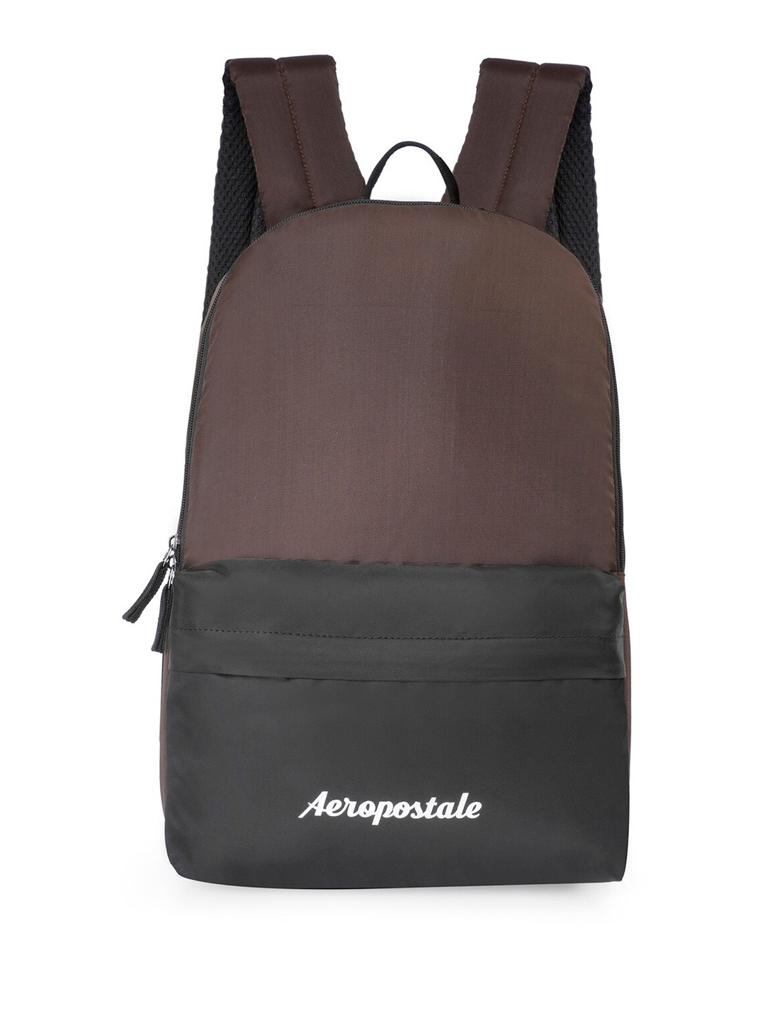 

Aeropostale Unisex Brand Logo Printed Backpack, Brown