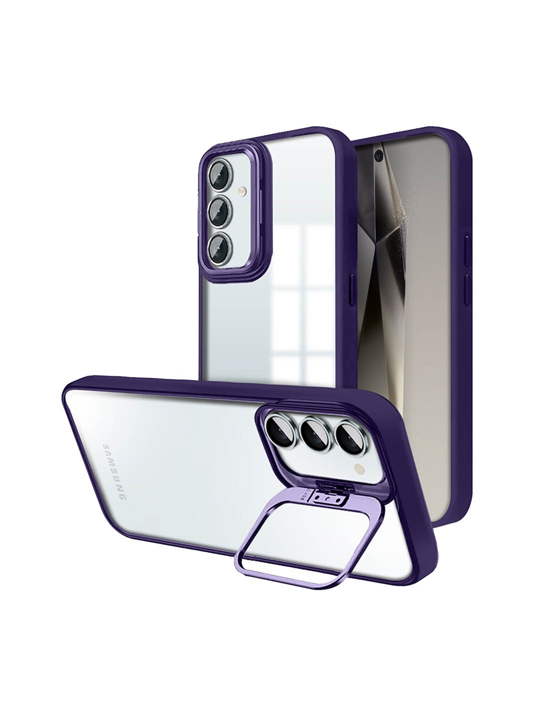 

Karwan Samsung S24 Back Case, Purple