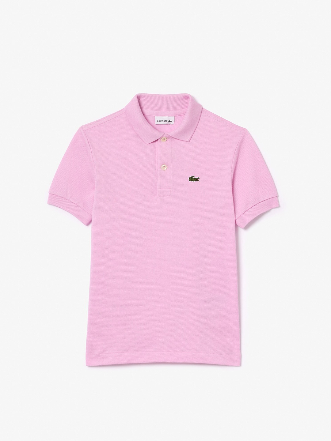 

Lacoste Kids Polo Collar Cotton T-shirt, Pink