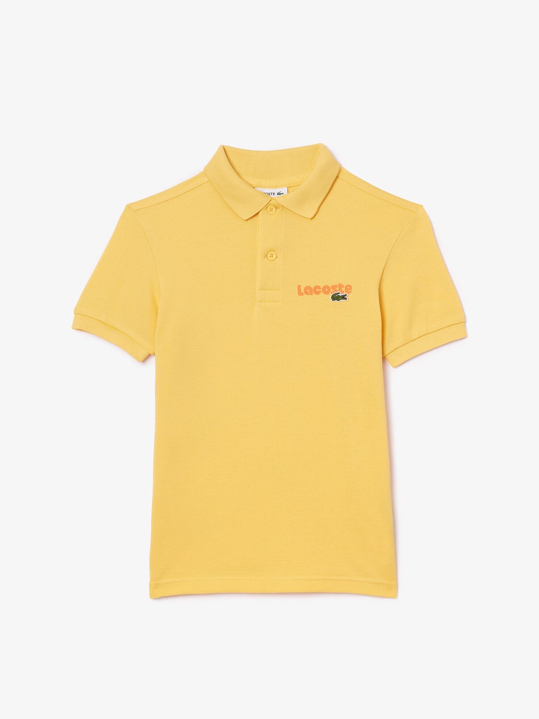 

Lacoste Boys Polo Collar Cotton T-shirt, Yellow