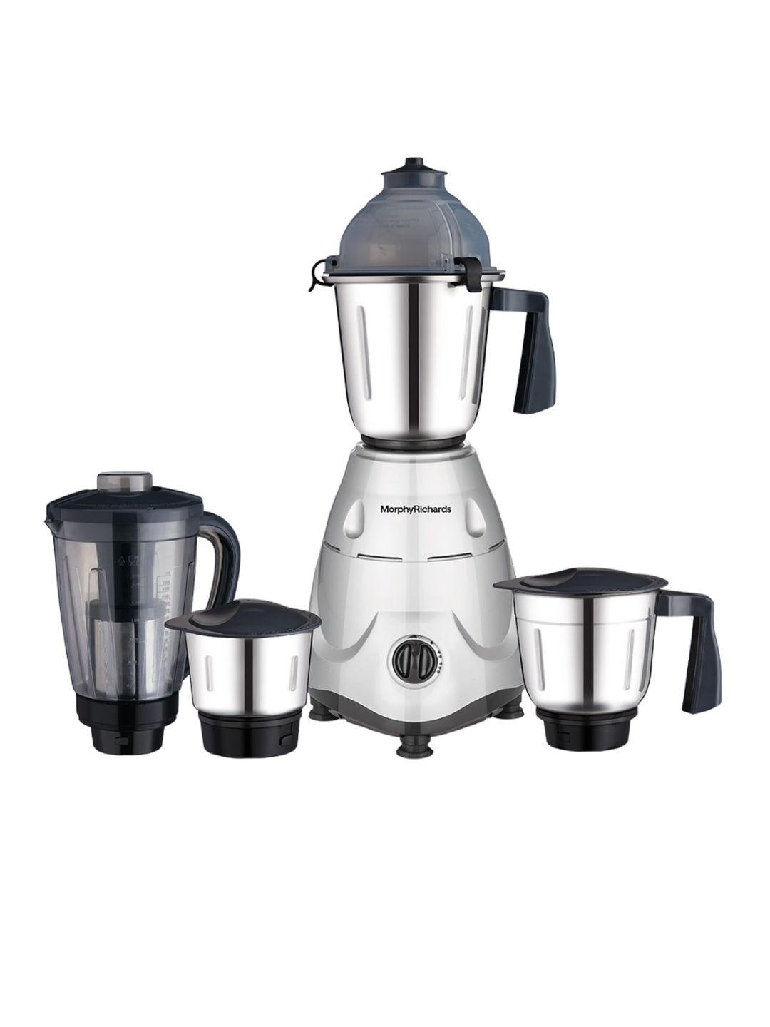 

Morphy Richards Silver Toned & Black 5 Pieces 750 W Icon Superb Mixer Grinder