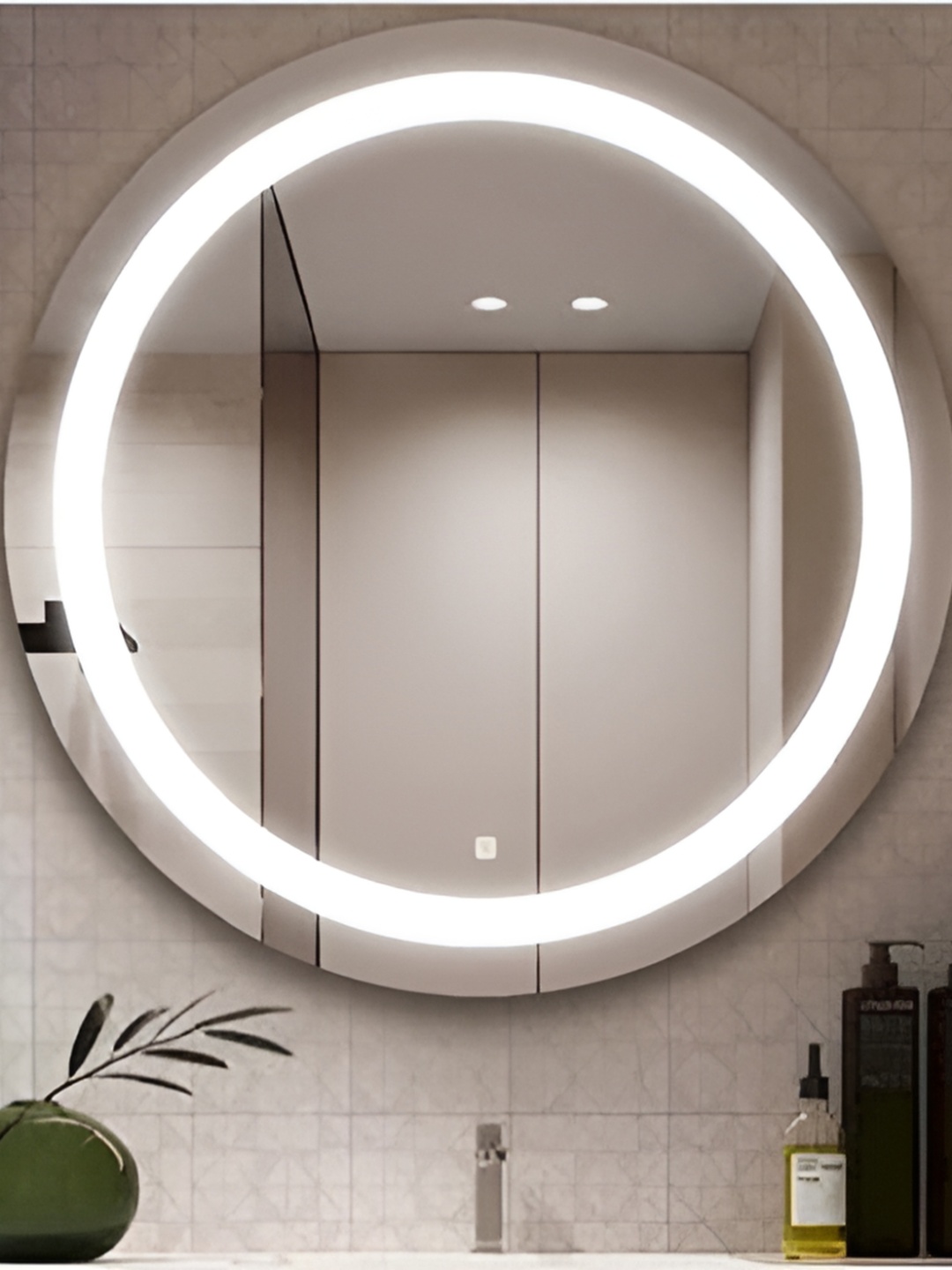 

SMILESELLERS Transparent LED Glass Mirror Lights