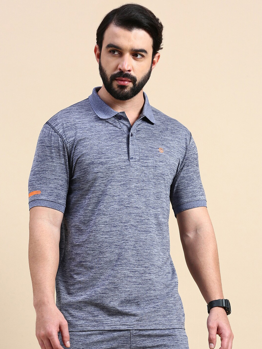 

Classic Polo Polo Collar Antimicrobial Slim Fit T-shirt, Grey