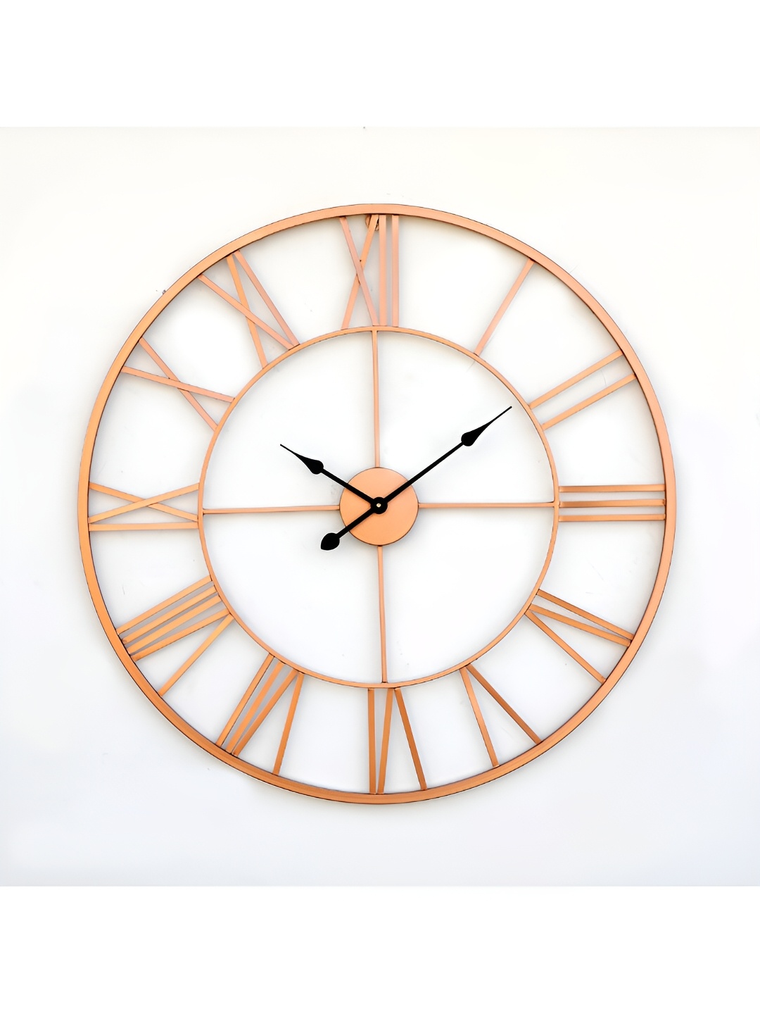 

Craftter Copper Toned Textured Round Shaped Contemporary Analogue Wall Clock