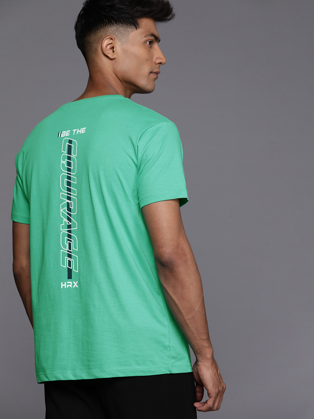 

HRX by Hrithik Roshan Men Typography Printed T-shirt, Green