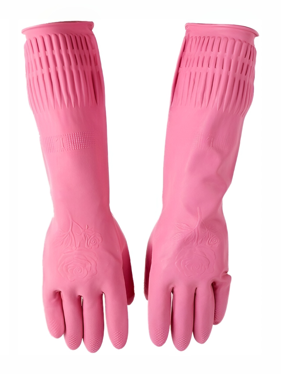 

RBGIIT Pink Cleaning Reusable & Waterproof Kitchen Gloves