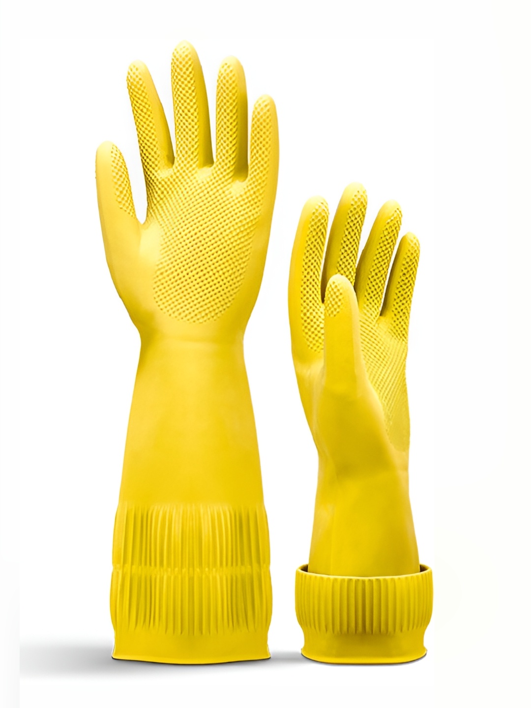 

RBGIIT Yellow Koren Anti Slip Cleaning Gloves