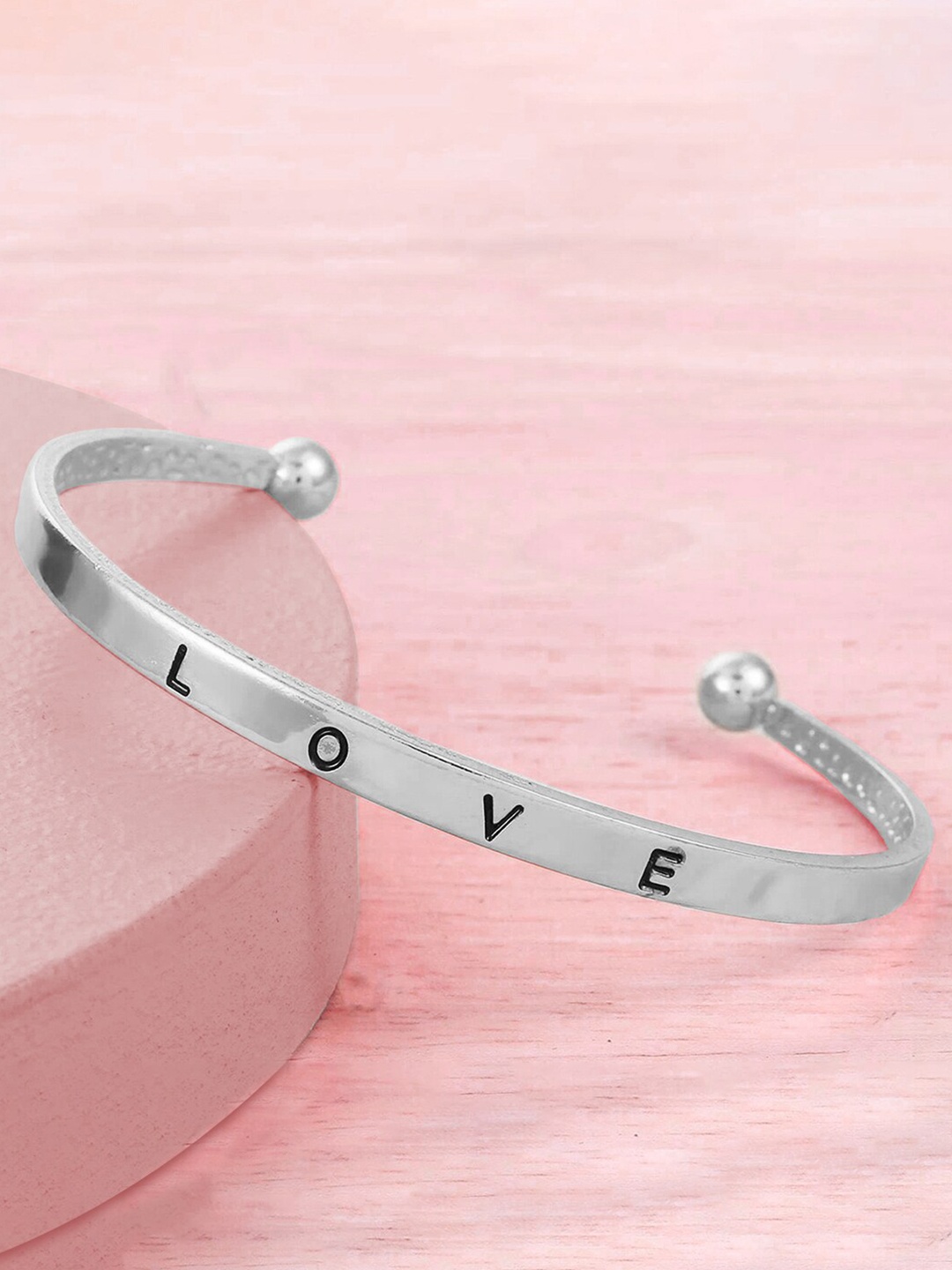 

Peora Silver-Plated Kada Bracelet