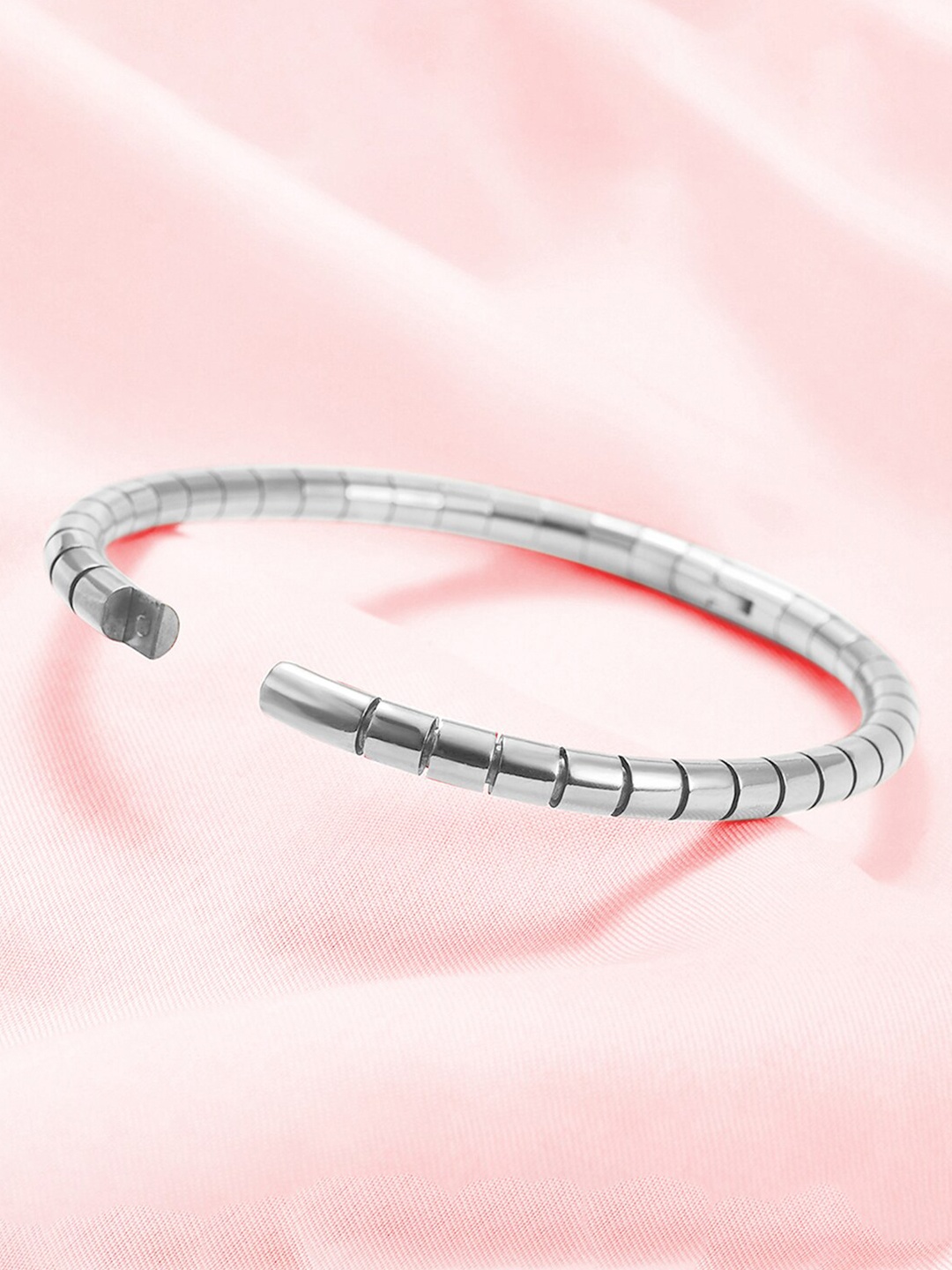 

Peora Silver-Plated Kada Bracelet