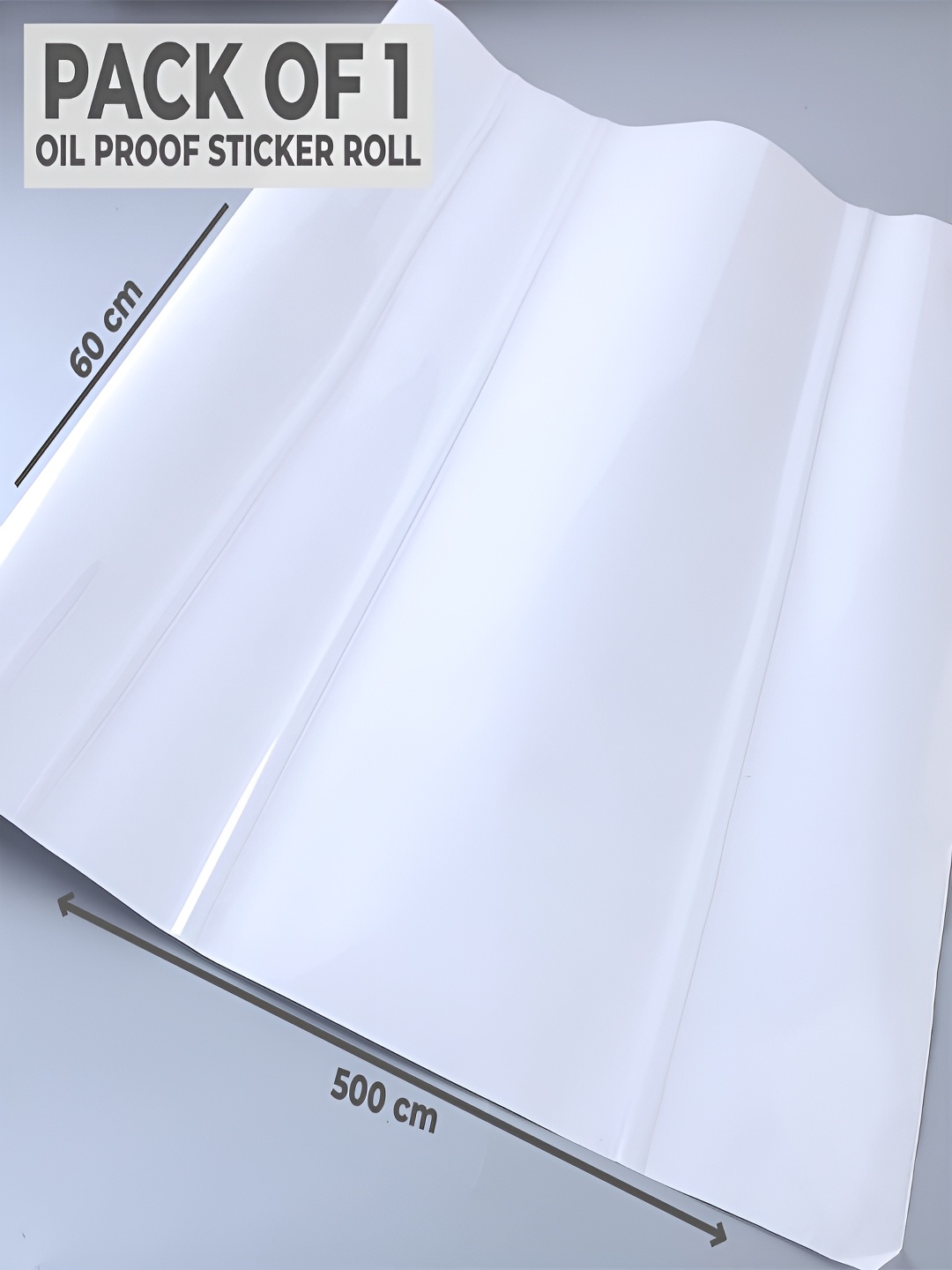 

Kuber Industries Self-Adhesive Wallpaper, White