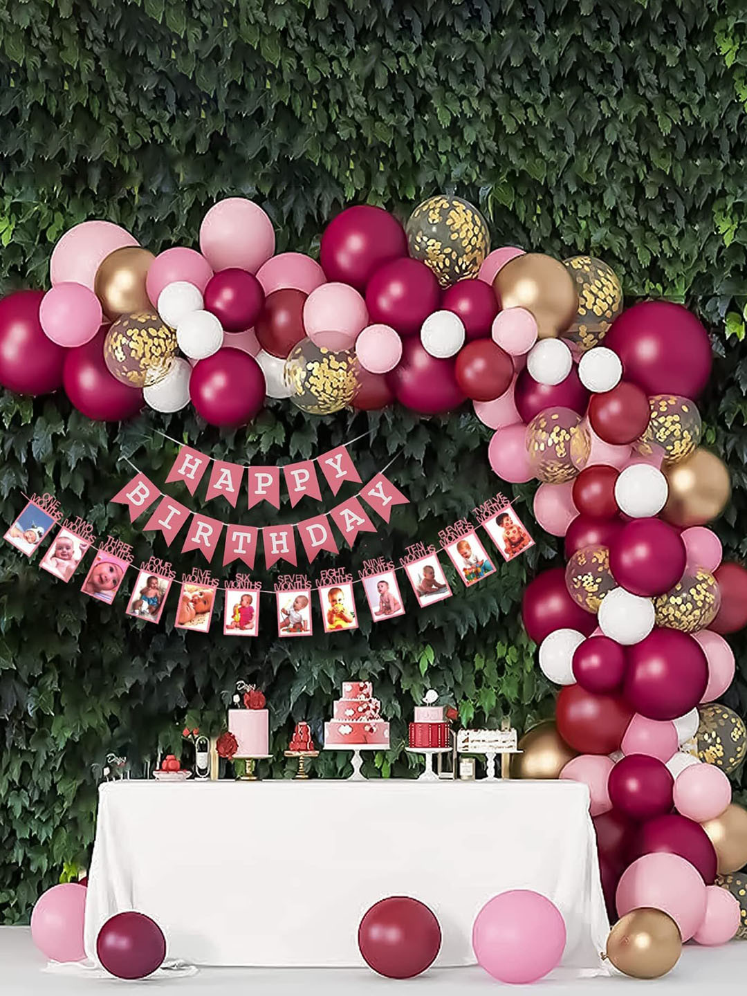 

Special You Pink & White 65 Pieces Birthday Decoration Balloons