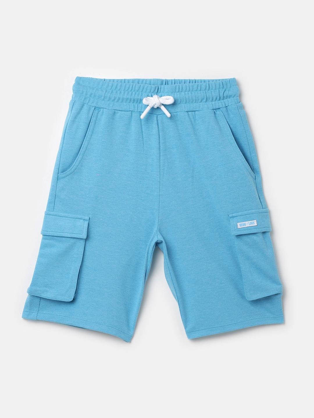 

United Colors of Benetton Boys Mid-Rise Shorts, Blue