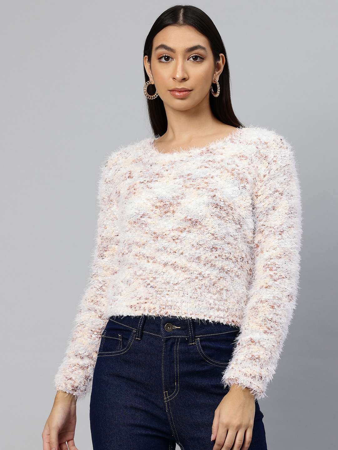 

Pierre Carlo Boucle Pullover, Tan