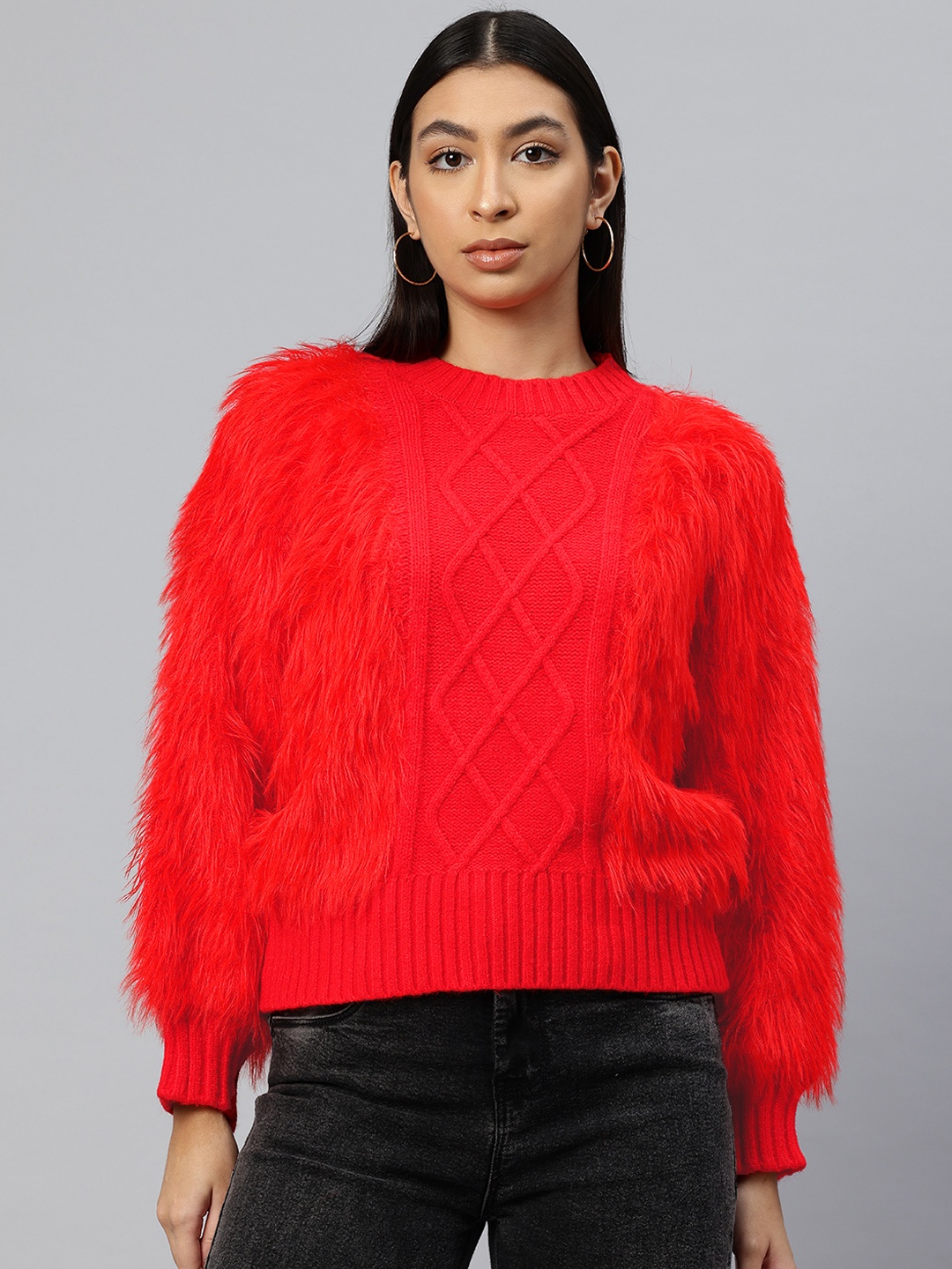 

Pierre Carlo Boucle Pullover, Red