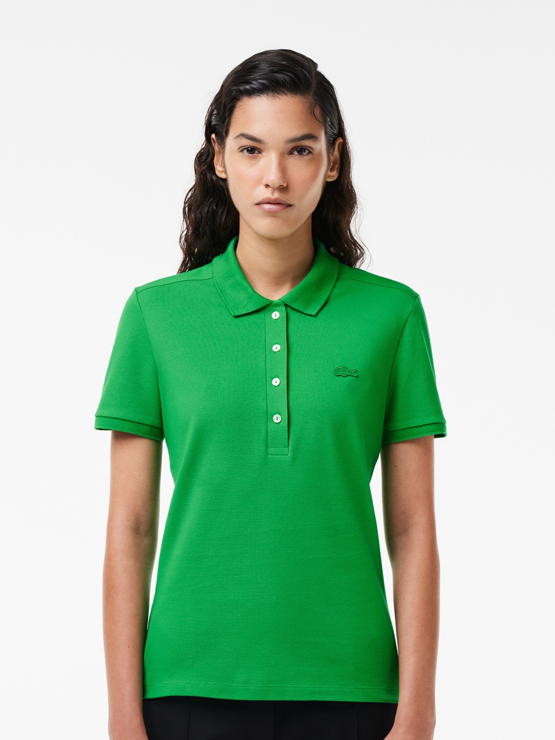 

Lacoste Polo Collar Cotton Slim Fit T-shirt, Green