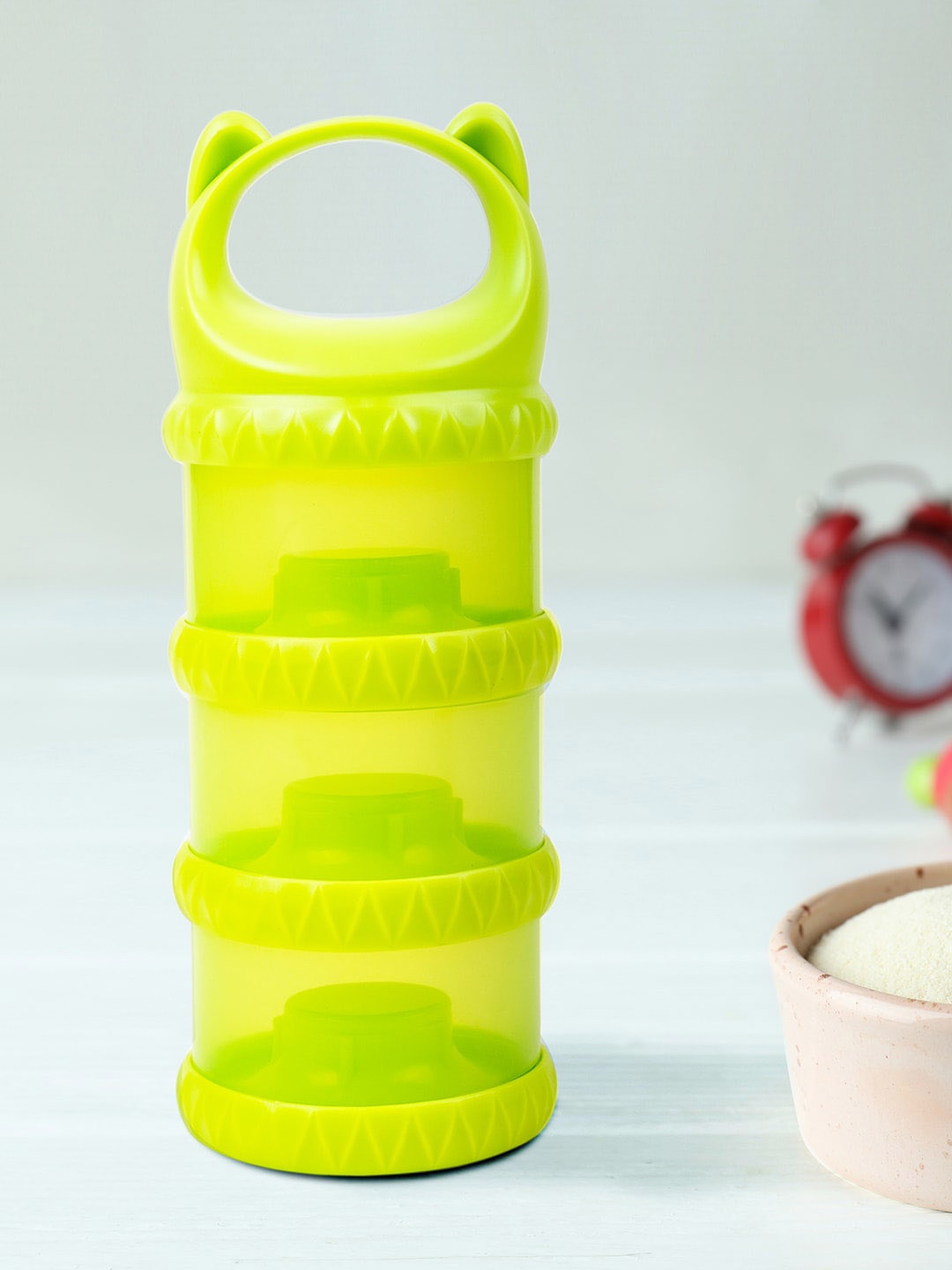 

Baby Moo Green 3 Layer Portable BPA Free Milk Powder Container