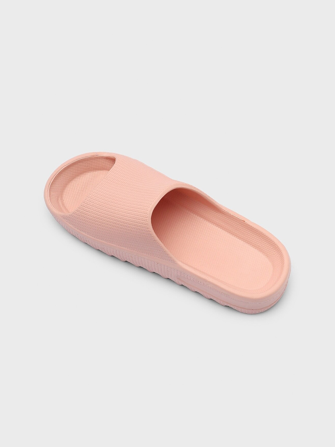 

Bewakoof Women Rubber Sliders, Pink