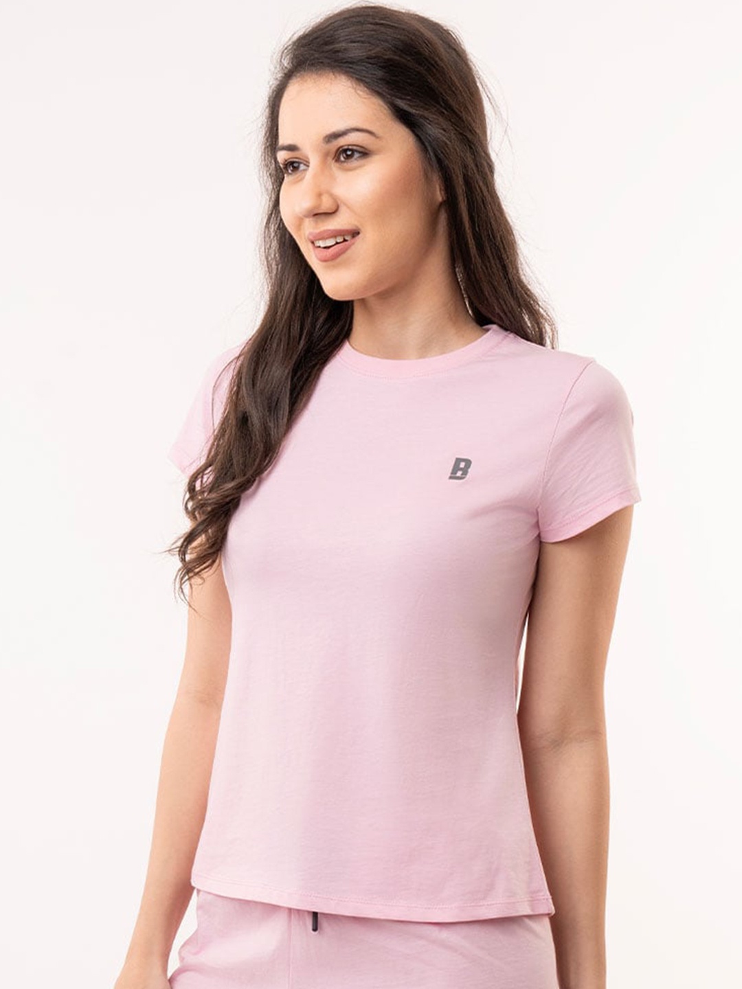 

Baller Athletik Short Sleeves Cotton Lounge T-shirt, Pink
