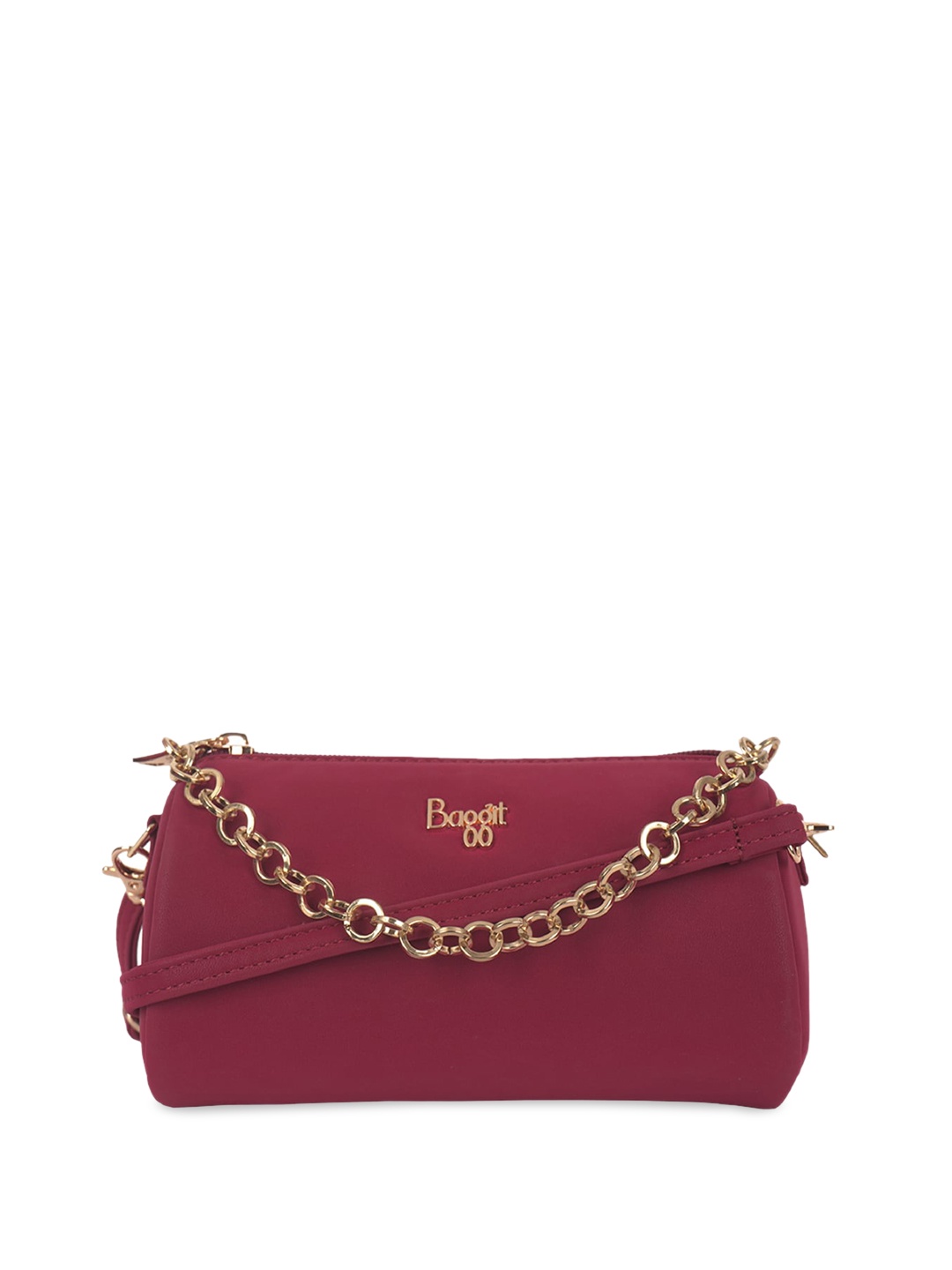 

Baggit Textured Structured Handheld Bag, Red