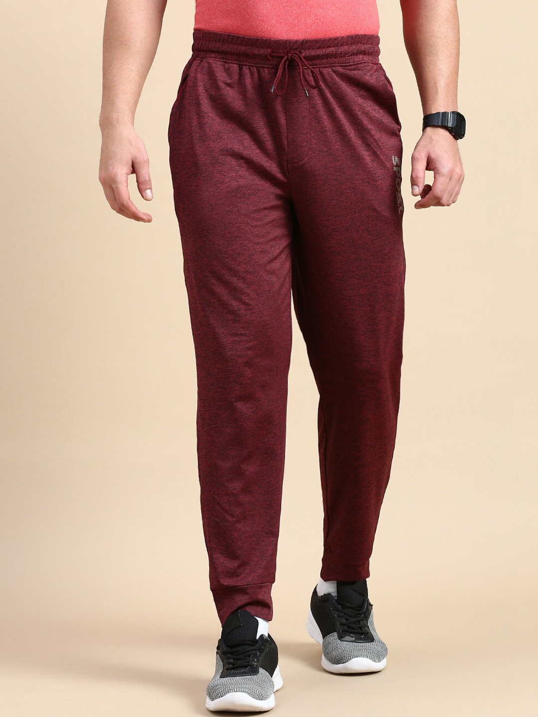 

Classic Polo Men Slim-Fit Mid Rise Sports Jogger, Maroon