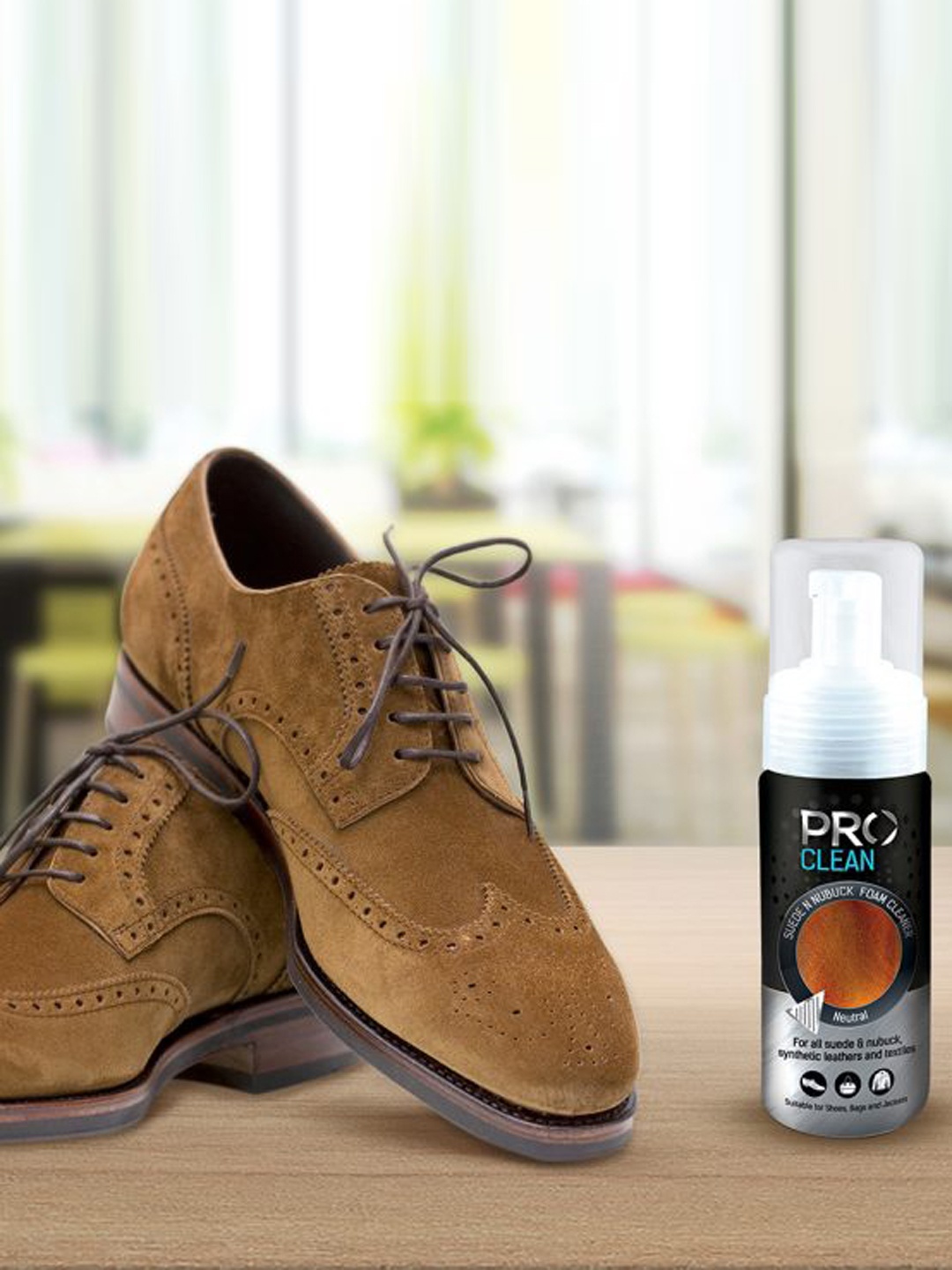 

PRO Neutral Suede & Nubuck Shoe Cleaning Shampoo 150ml, Off white